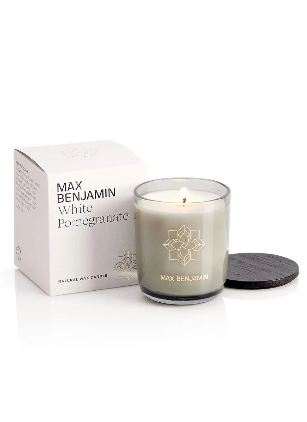White Pomegranate Luxury Candle 